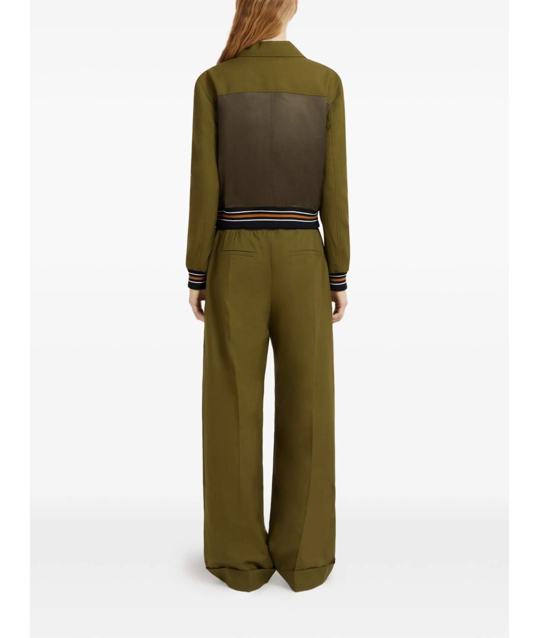 MARNI Зеленая шерстяная куртка, фото 2