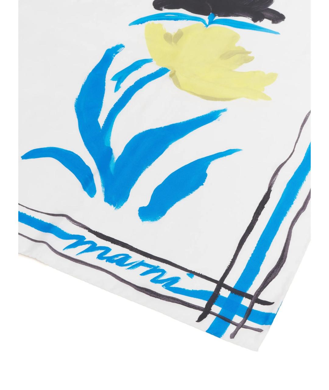 MARNI Мульти шелковый шарф, фото 2