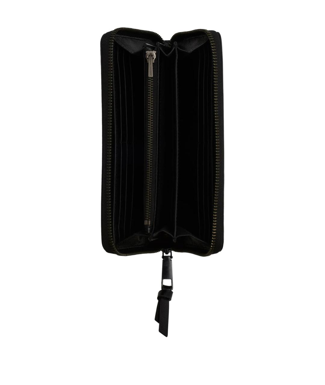 MARC JACOBS Черный кожаный кошелек, фото 4