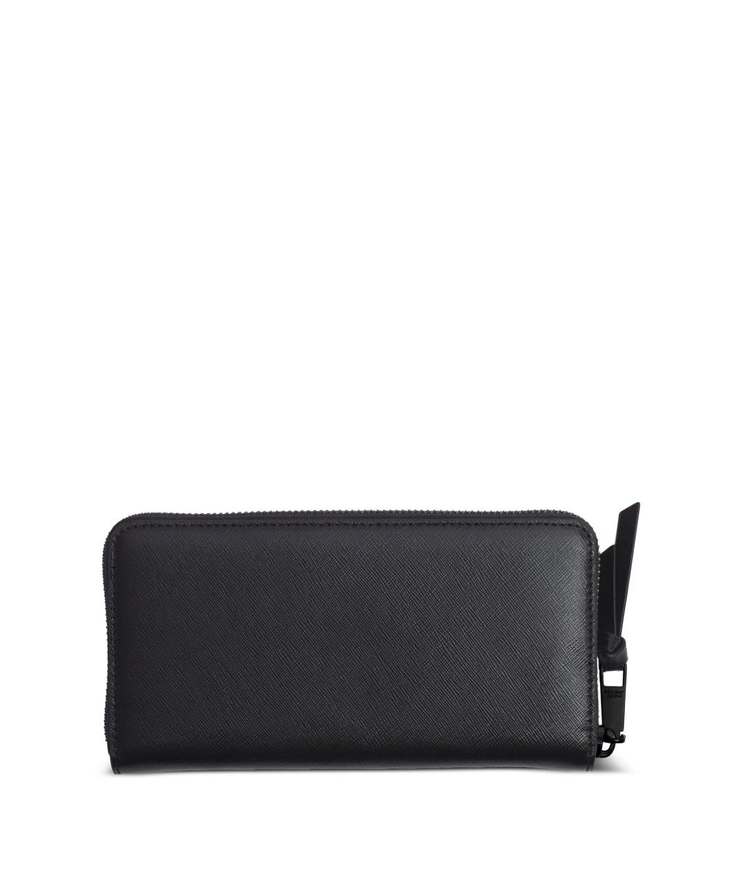 MARC JACOBS Черный кожаный кошелек, фото 3