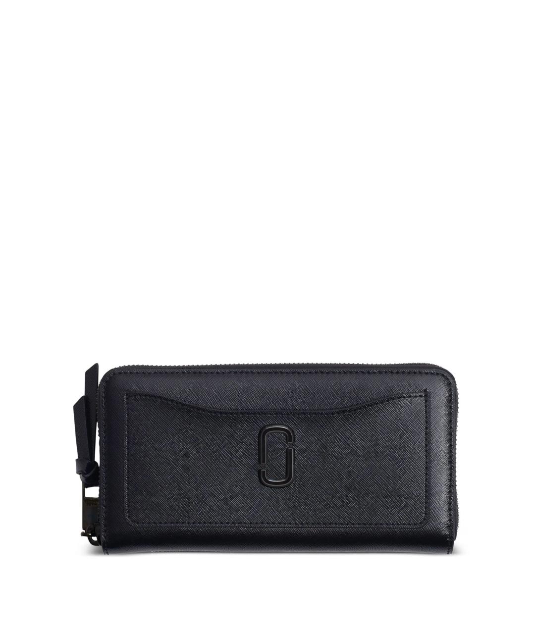 MARC JACOBS Черный кожаный кошелек, фото 1