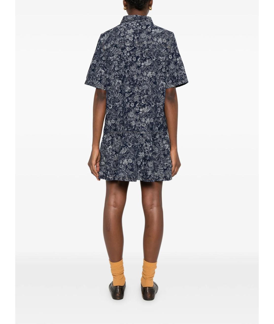 GANNI Мульти хлопковое повседневное платье, фото 4