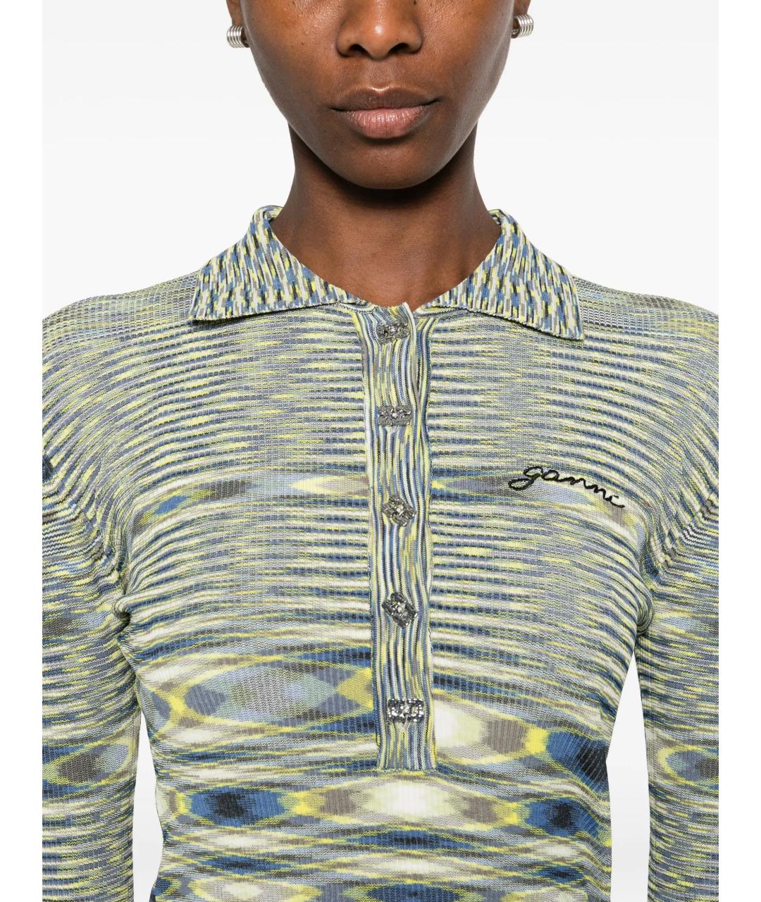 GANNI Вискозный джемпер / свитер, фото 4