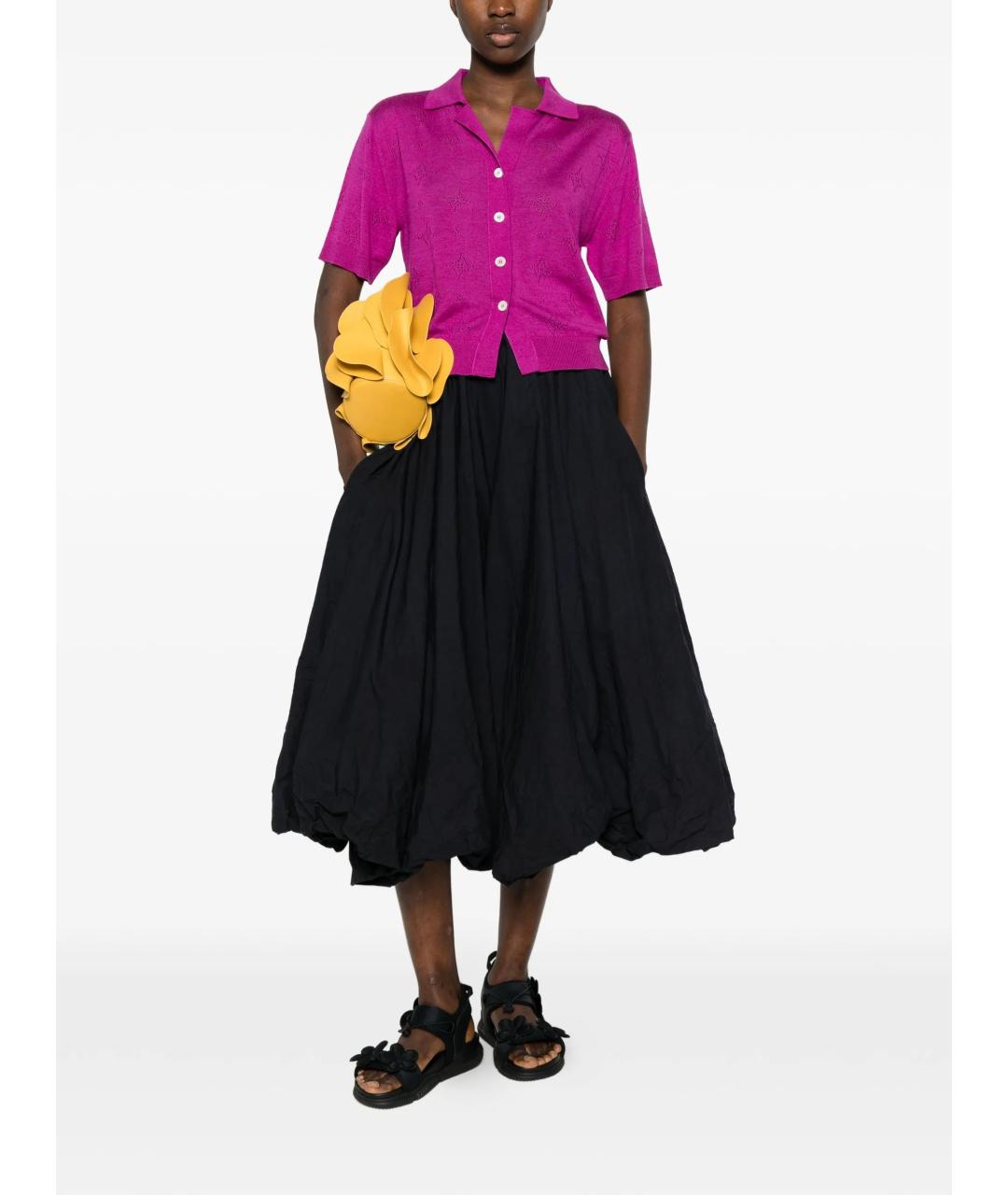 MARNI Фуксия шерстяная рубашка, фото 3