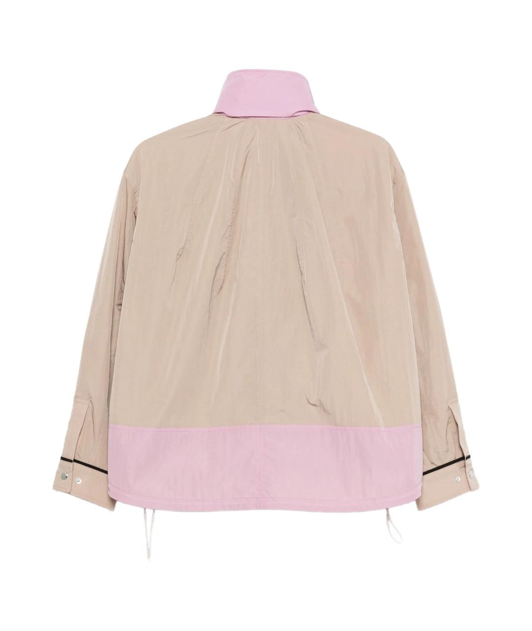 MARNI Бежевая полиамидовая куртка, фото 2