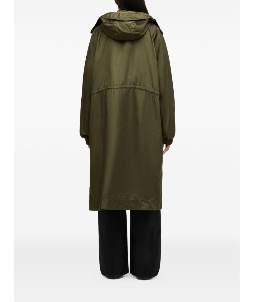 GANNI Зеленая полиамидовая парка, фото 4