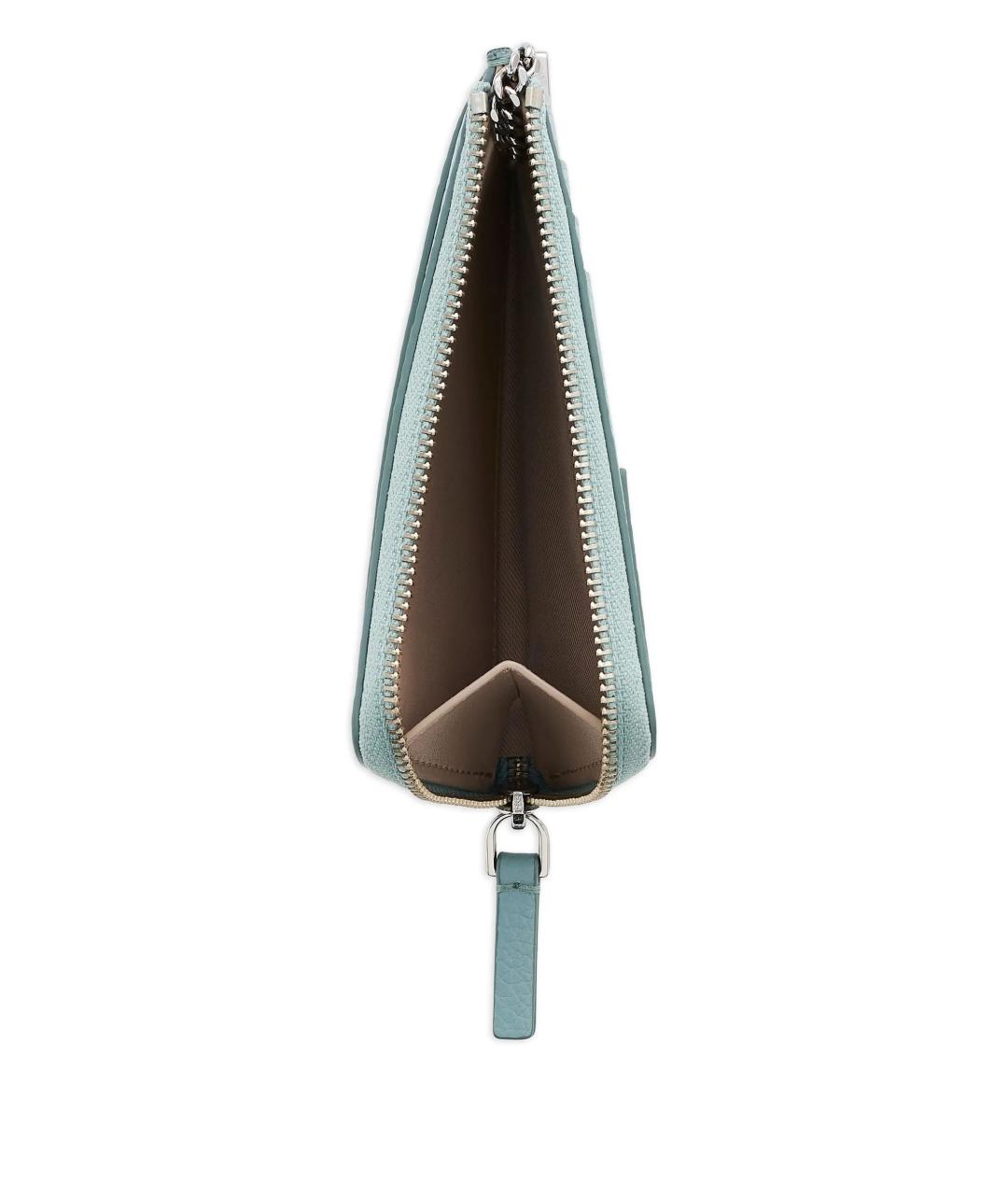 MARC JACOBS Голубой кожаный кошелек, фото 3