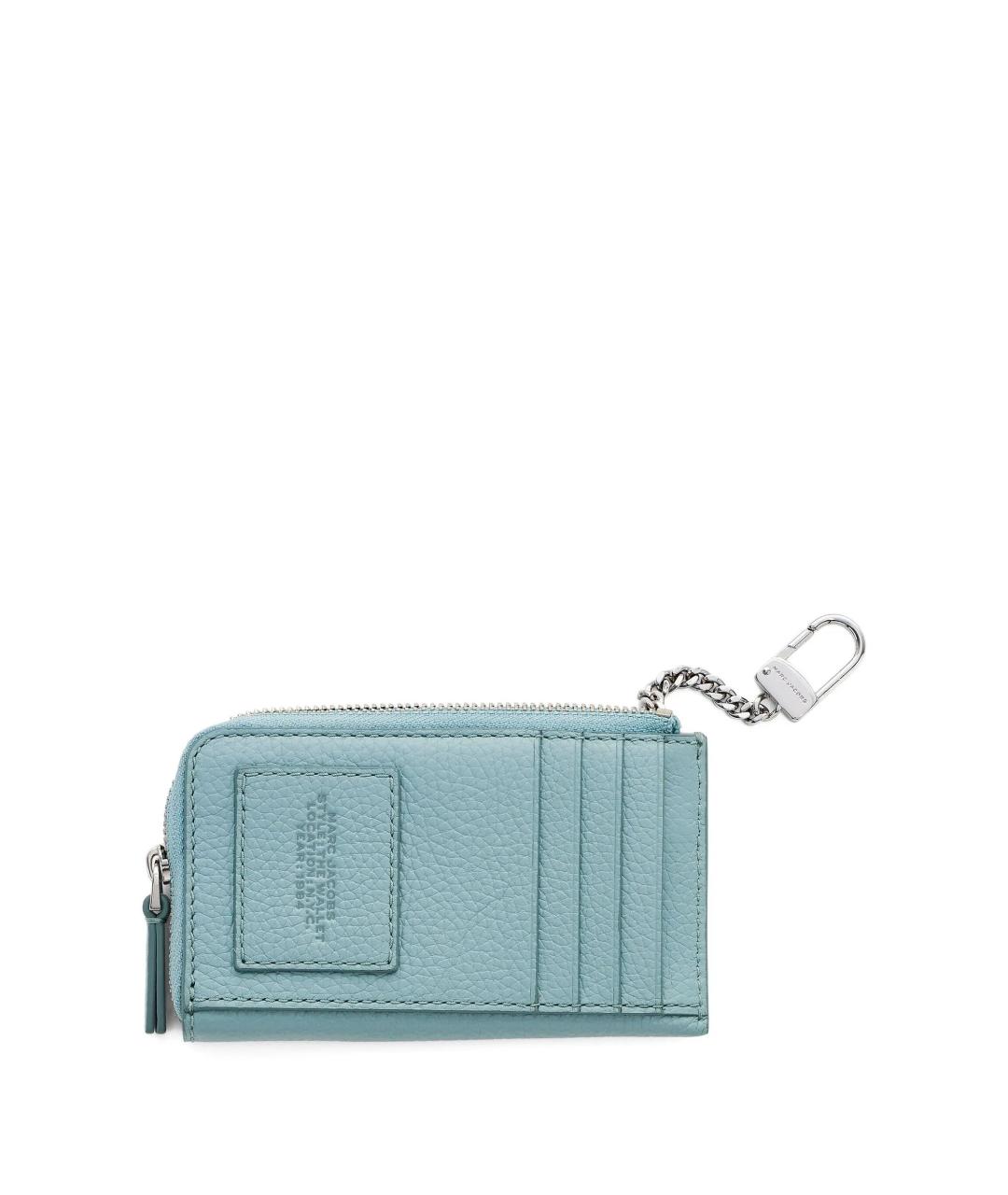 MARC JACOBS Голубой кожаный кошелек, фото 2