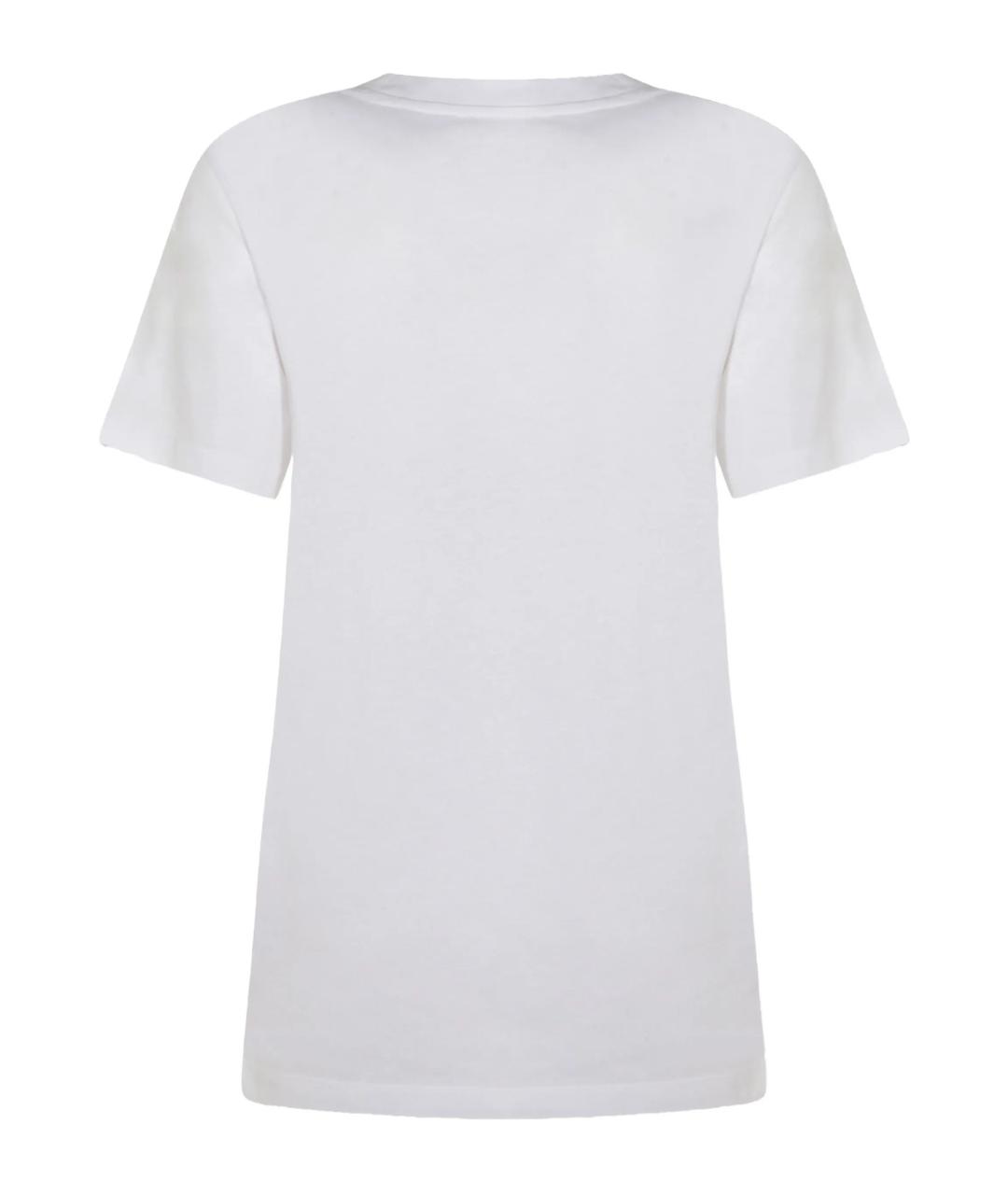 MARNI Белая хлопковая футболка, фото 3