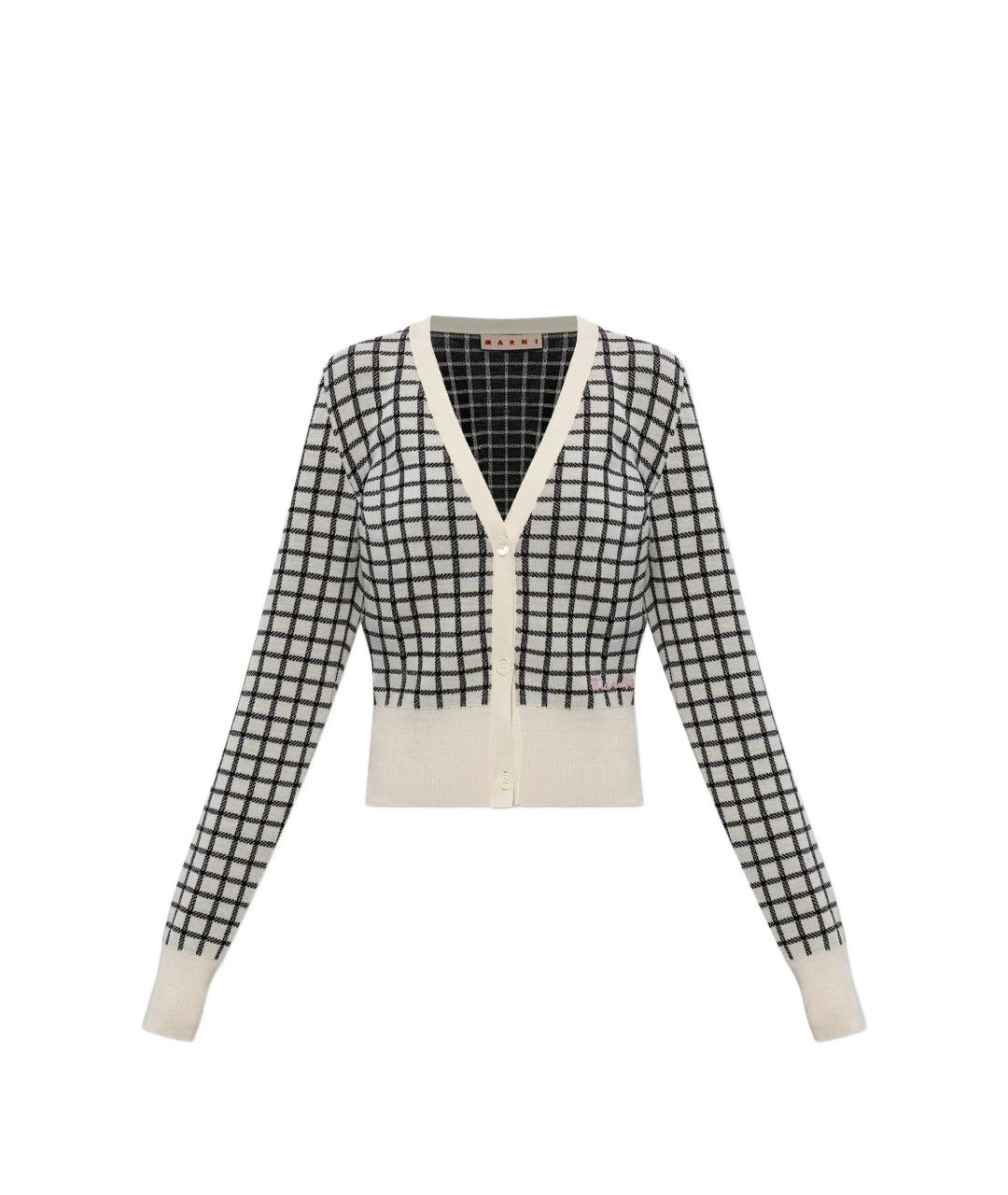 MARNI Мульти шерстяной кардиган, фото 1