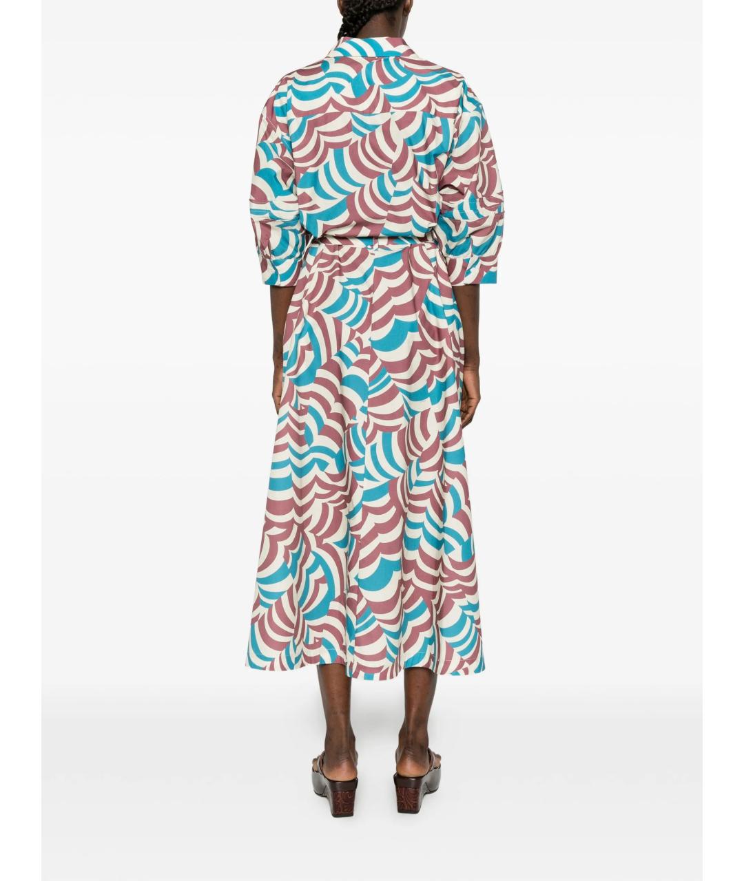 MARNI Мульти хлопковое повседневное платье, фото 5