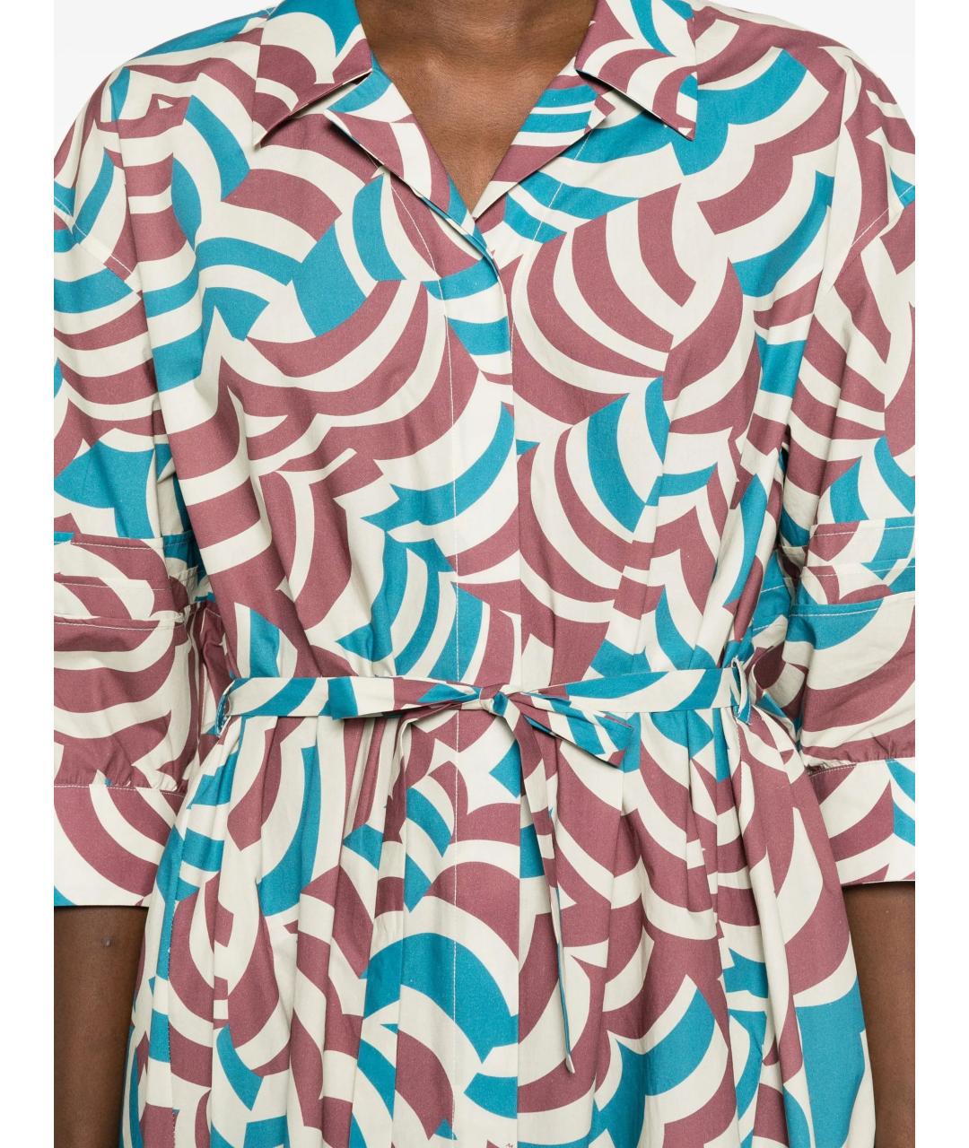 MARNI Мульти хлопковое повседневное платье, фото 3