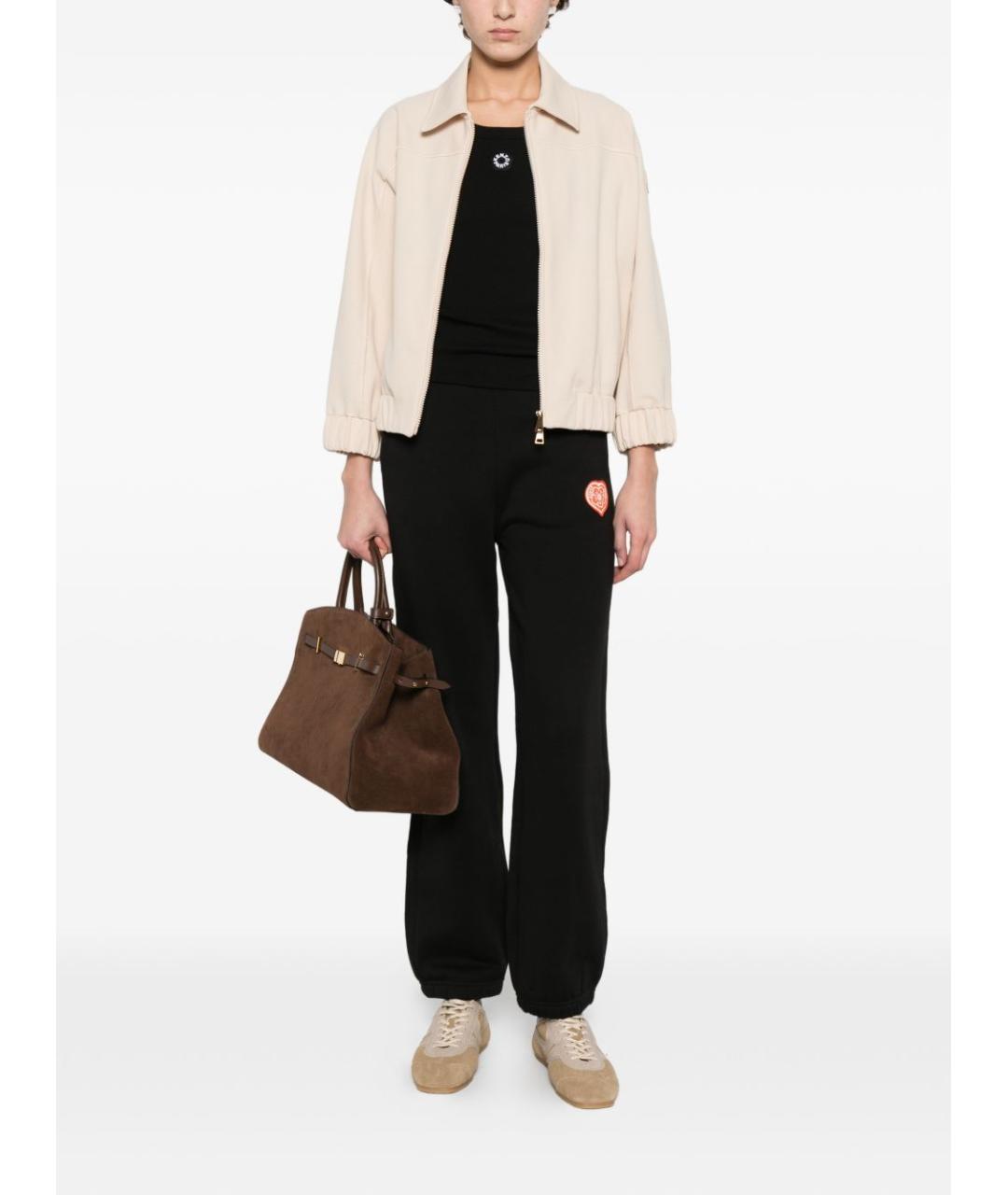 KENZO Черная хлопковая майка, фото 3