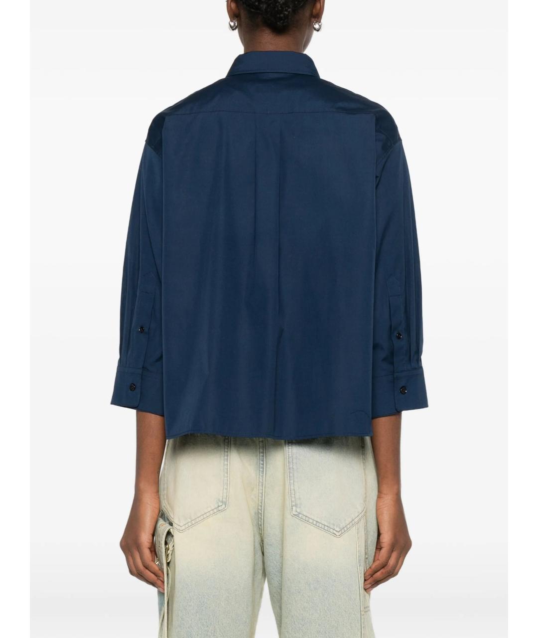 KENZO Синяя хлопковая рубашка, фото 2