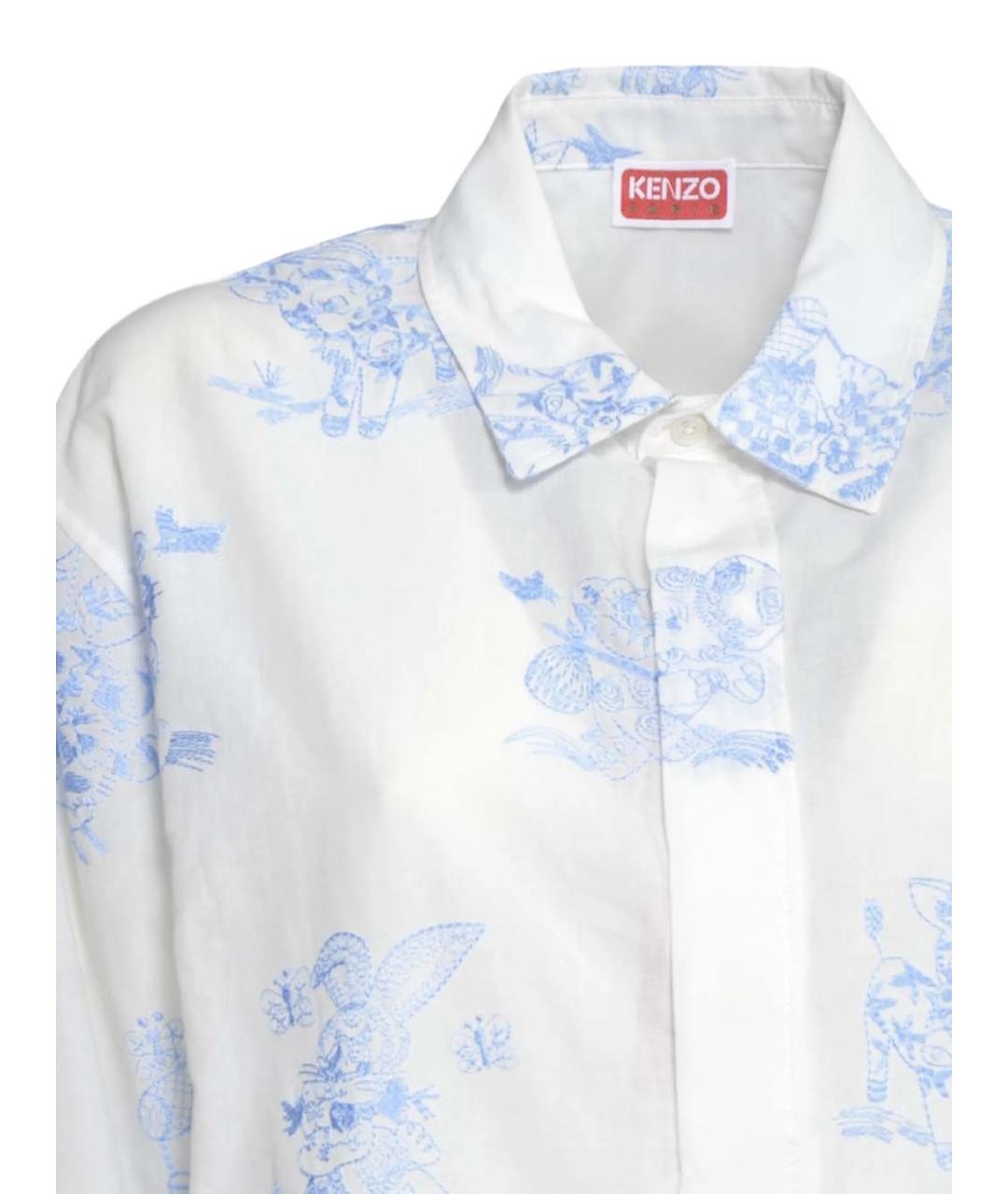 KENZO Хлопковая рубашка, фото 3