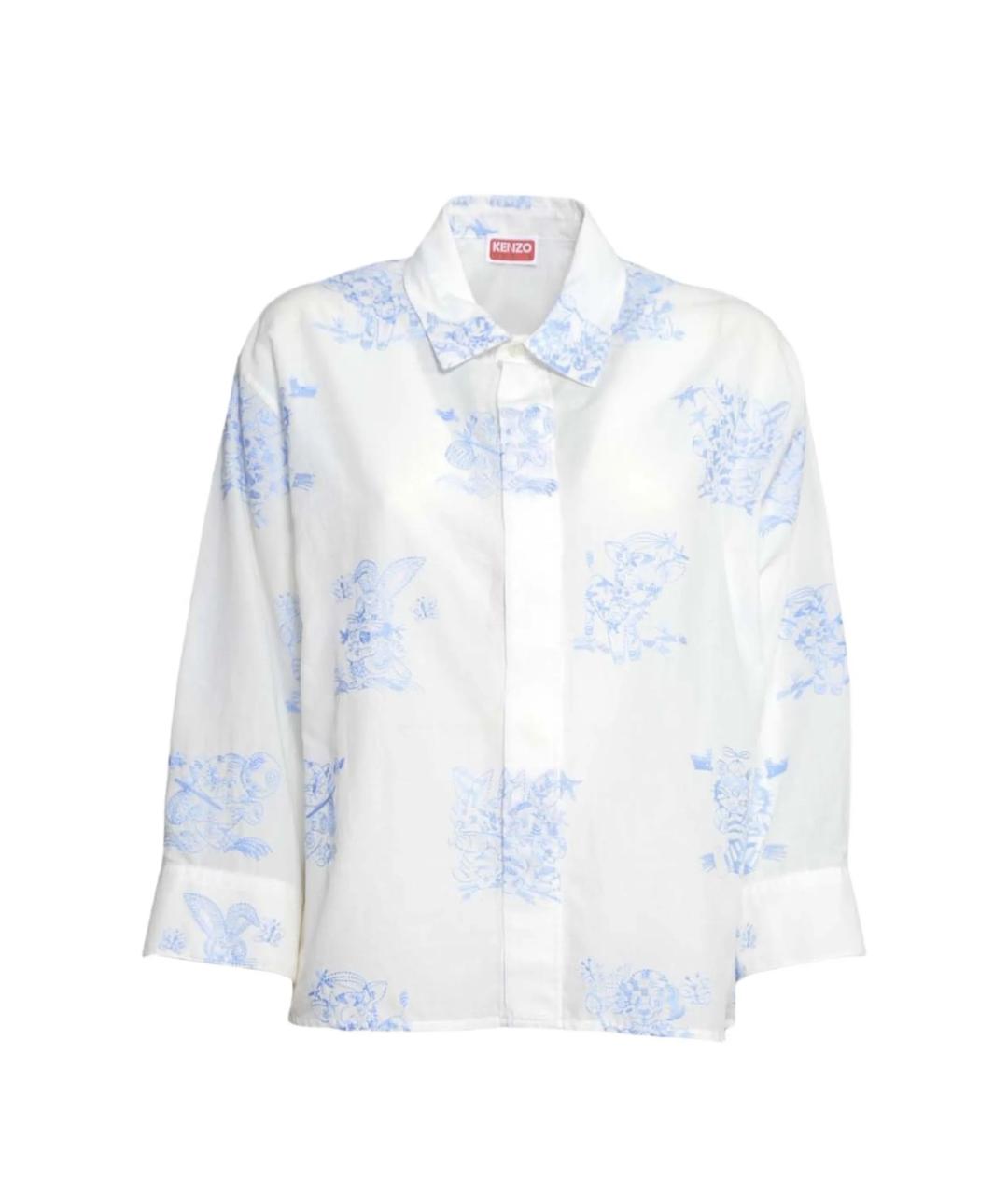 KENZO Хлопковая рубашка, фото 1