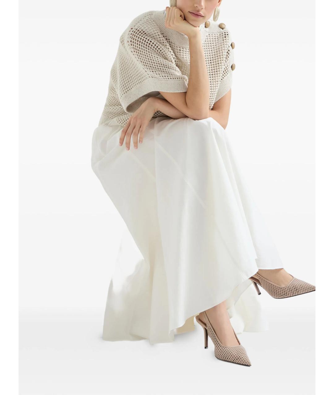 BRUNELLO CUCINELLI Бежевые туфли, фото 3