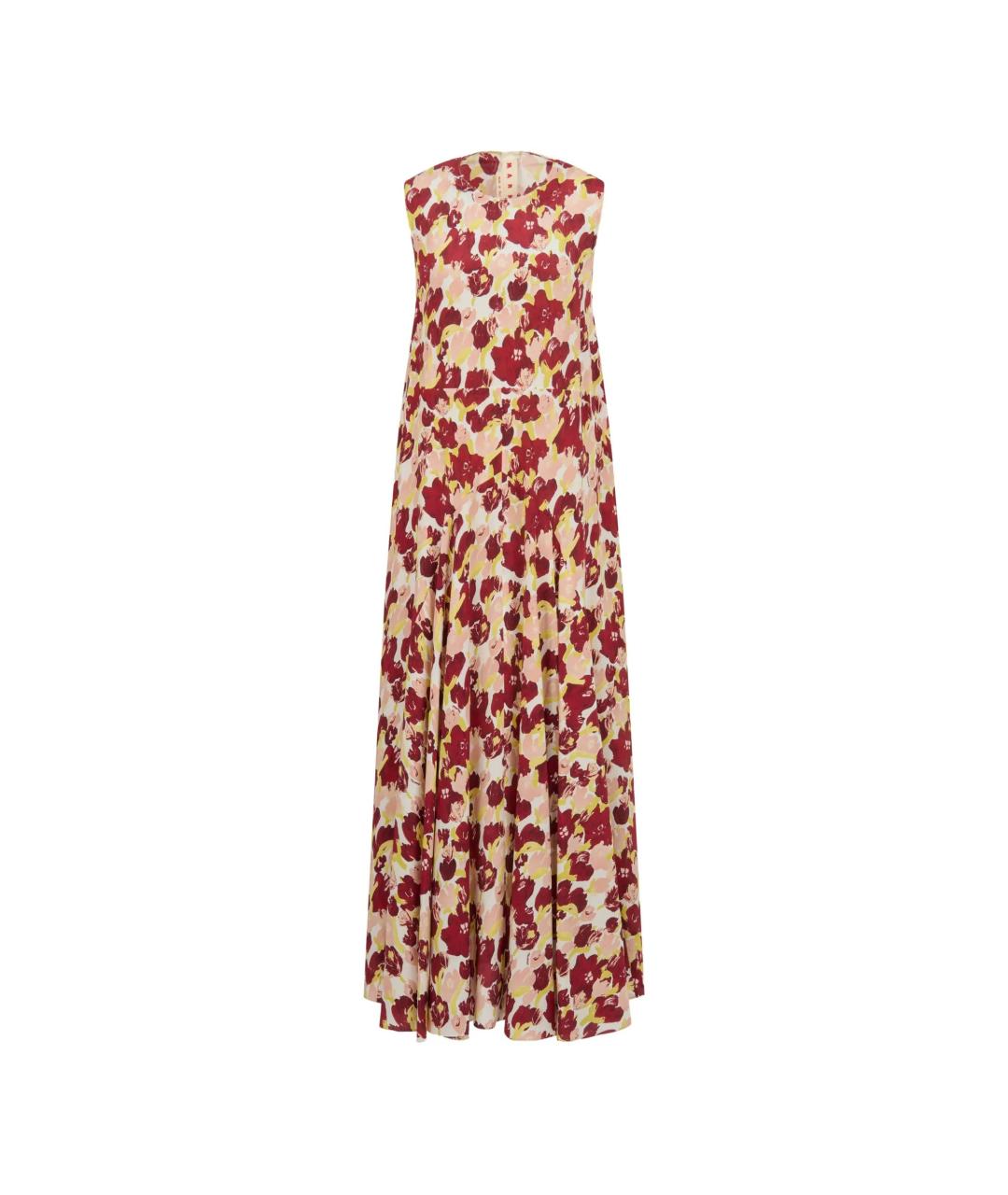 MARNI Мульти шелковое повседневное платье, фото 1