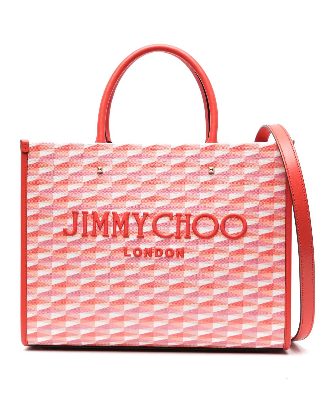 JIMMY CHOO Розовая сумка тоут, фото 1
