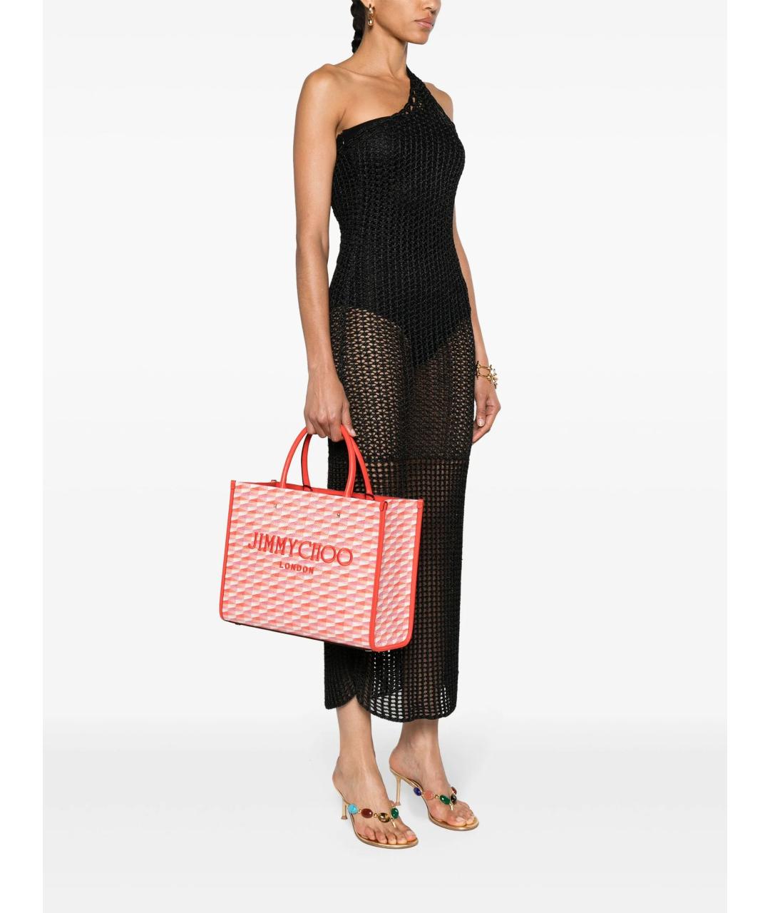 JIMMY CHOO Розовая сумка тоут, фото 3