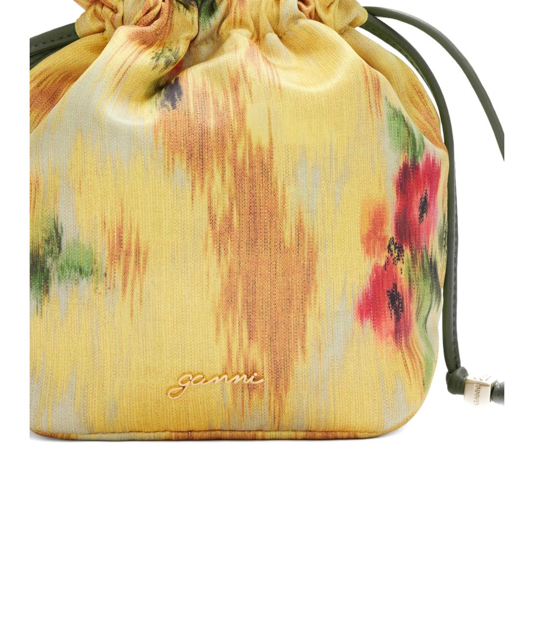 GANNI Мульти синтетическая сумка с короткими ручками, фото 4
