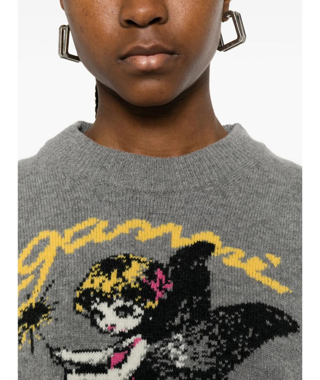 GANNI Серый шерстяной жилет, фото 2