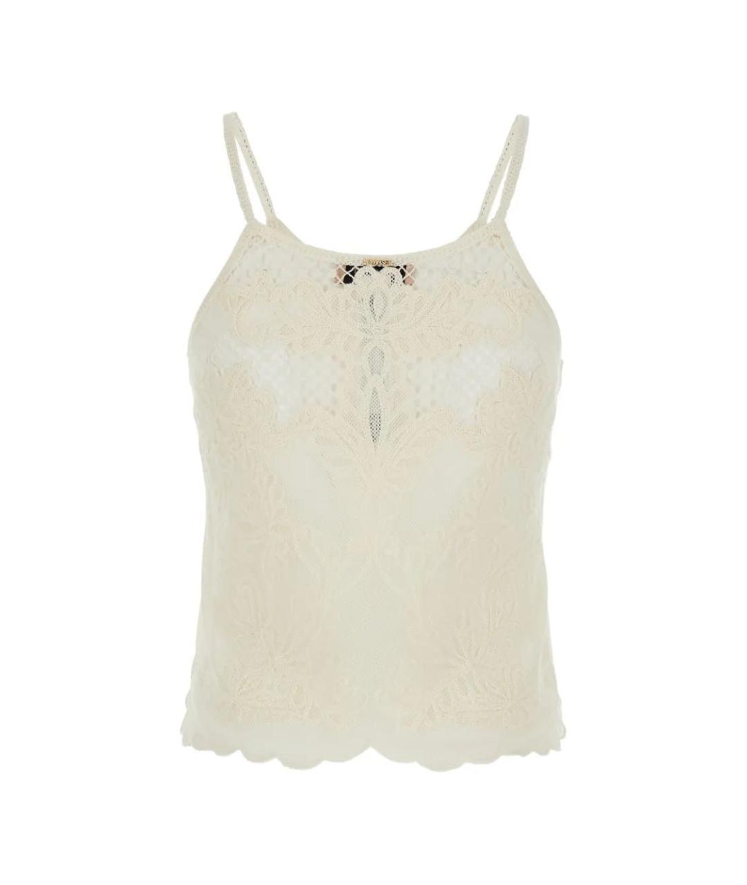 TWIN-SET Бежевая майка, фото 1