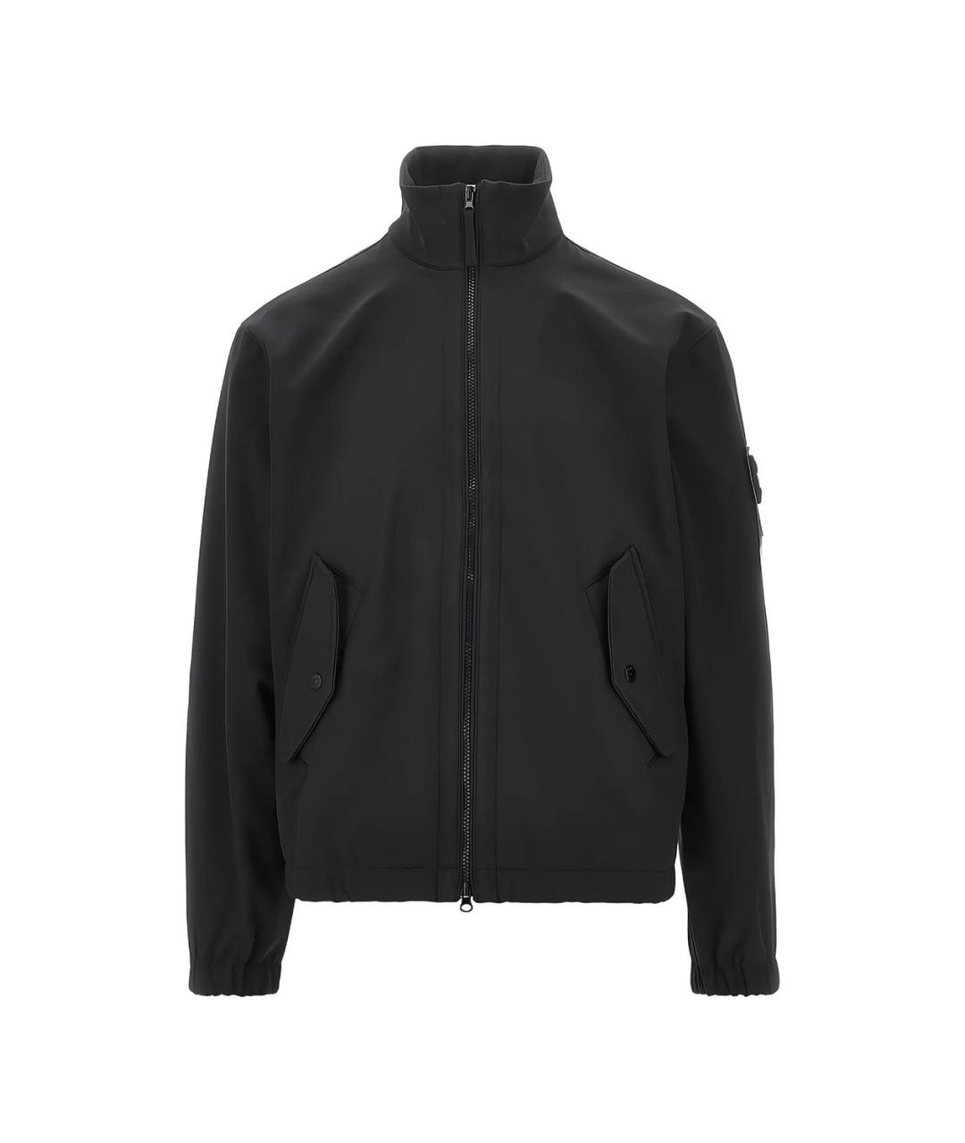 STONE ISLAND Черная полиэстеровая куртка, фото 1