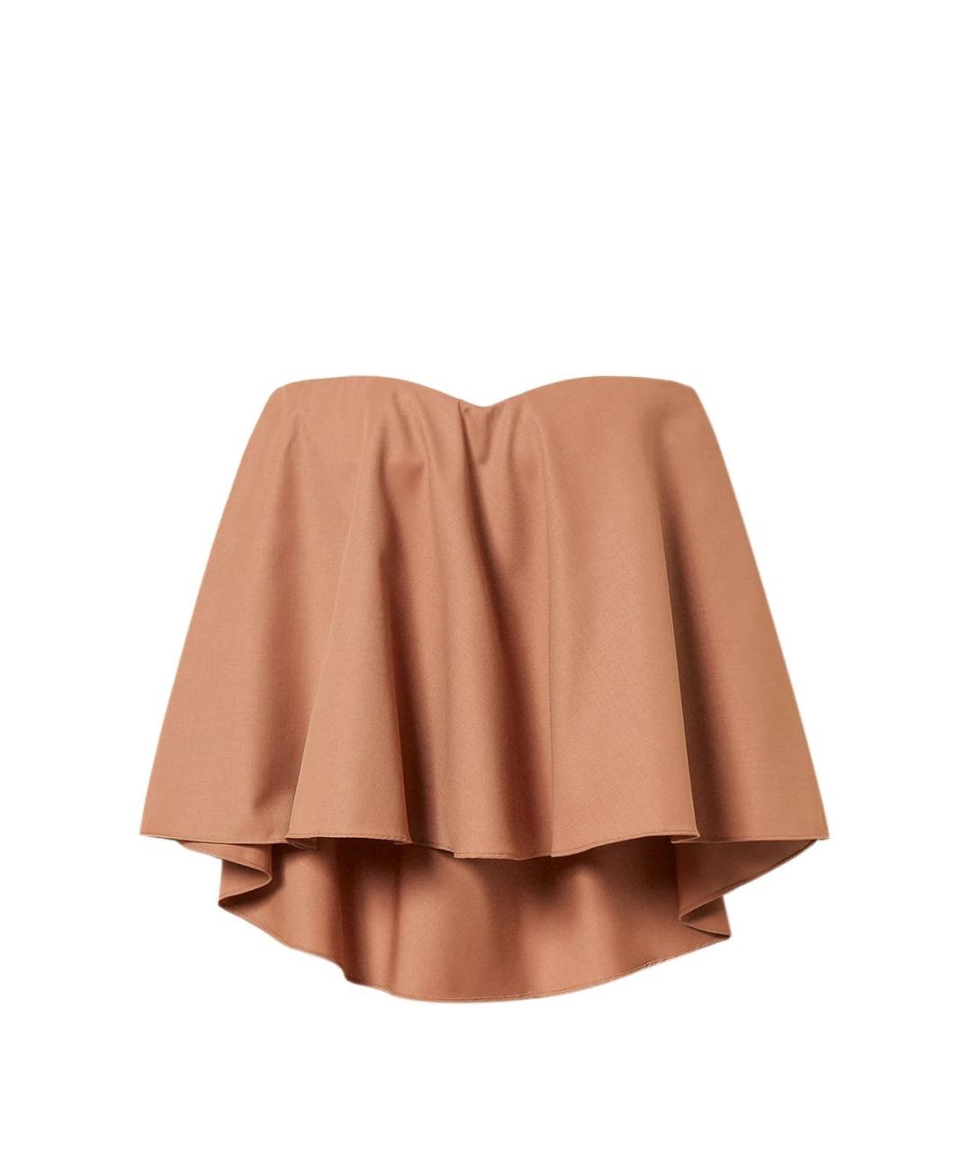 TWIN-SET Коричневая полиэстеровая блузы, фото 5