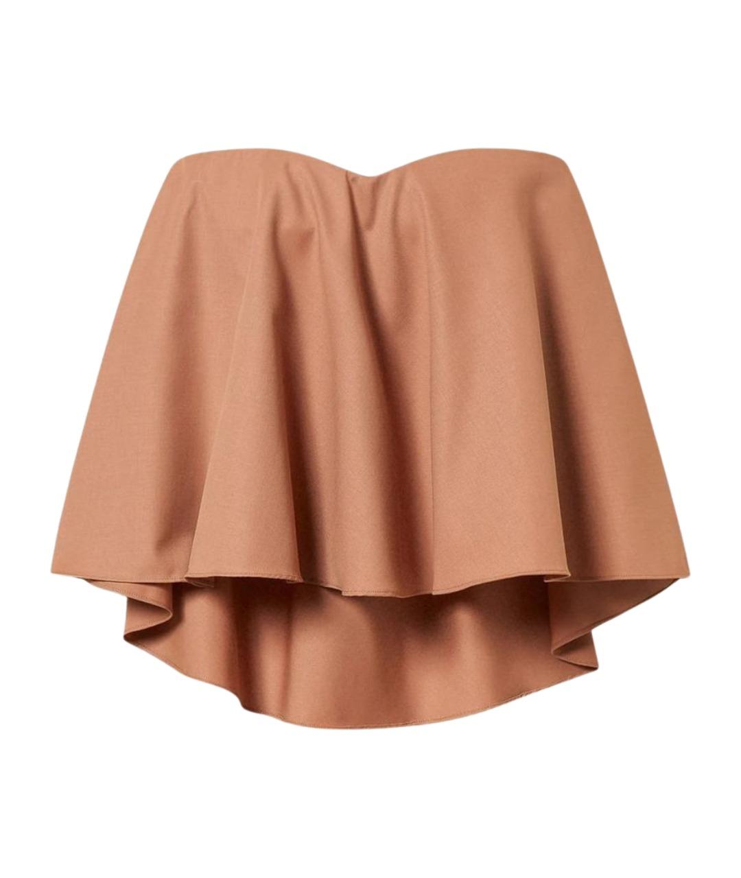 TWIN-SET Коричневая полиэстеровая блузы, фото 1