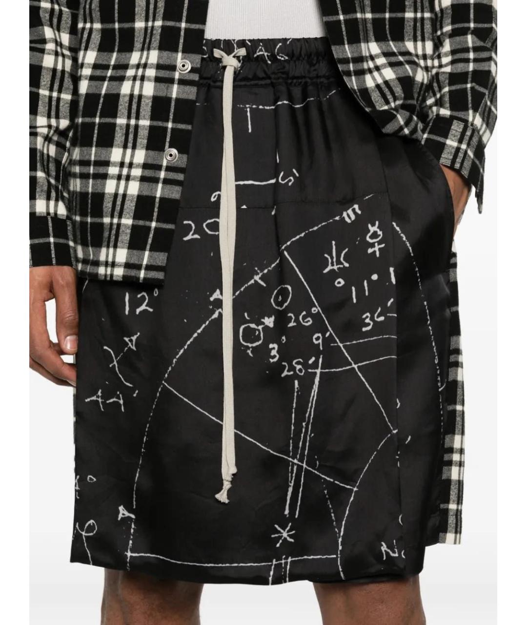 RICK OWENS Черные шорты, фото 2