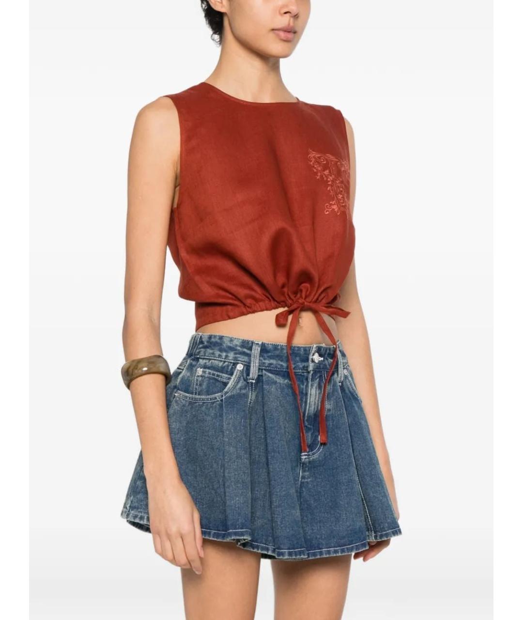 TWIN-SET Красная майка, фото 2