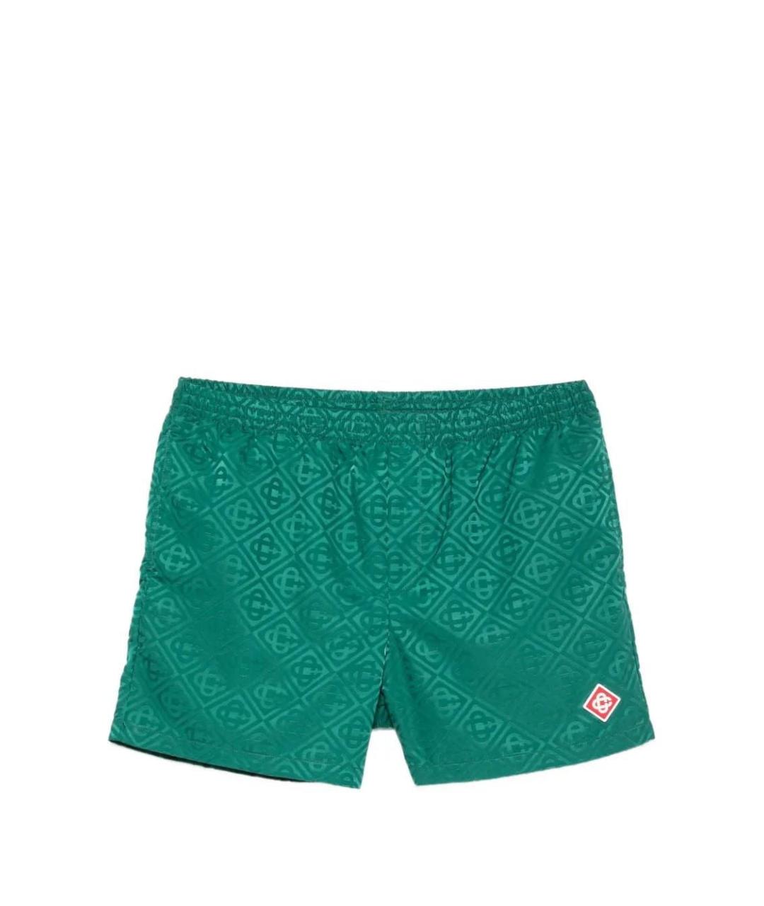 CASABLANCA Зеленые полиэстеровые шорты, фото 1
