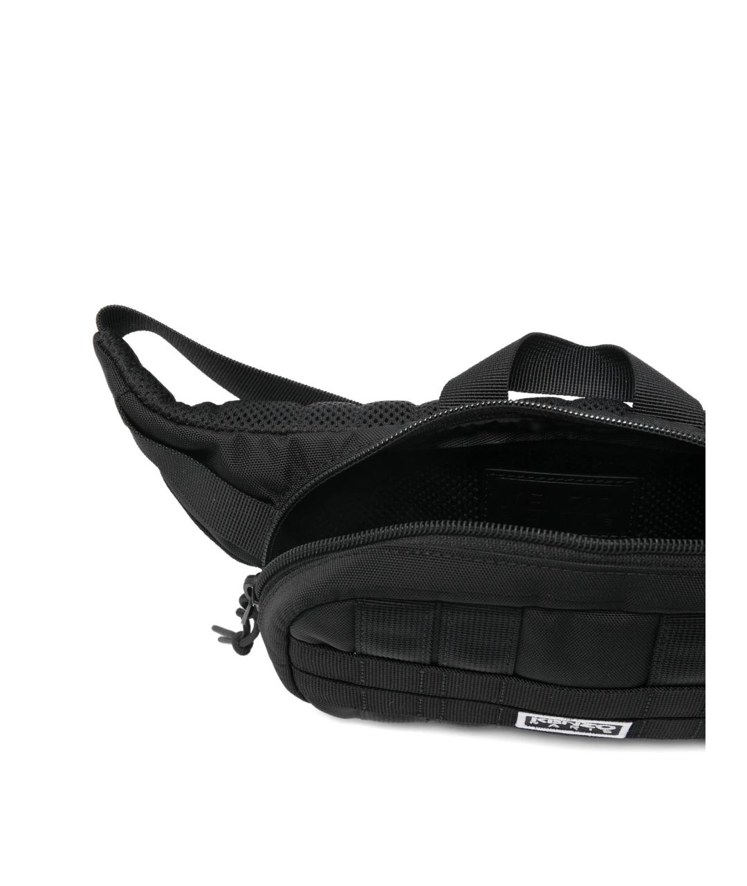 KENZO Черная синтетическая поясная сумка, фото 5