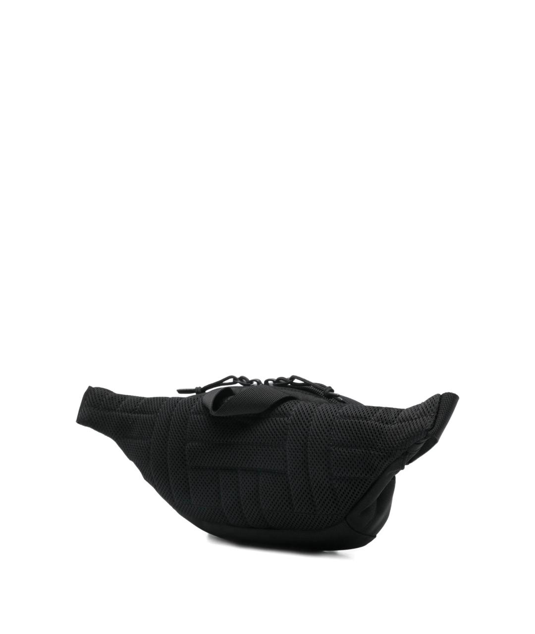 KENZO Черная синтетическая поясная сумка, фото 3
