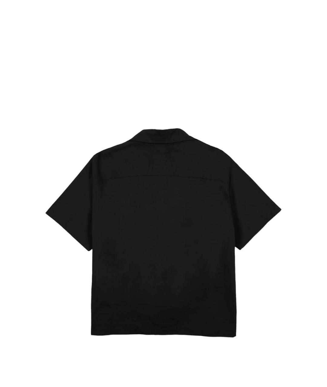 RHUDE Черная хлопковая кэжуал рубашка, фото 2