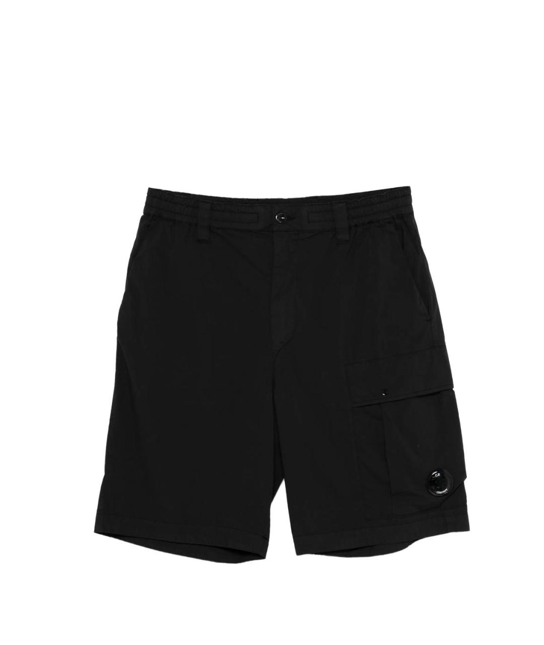 CP COMPANY Черные хлопковые шорты, фото 3