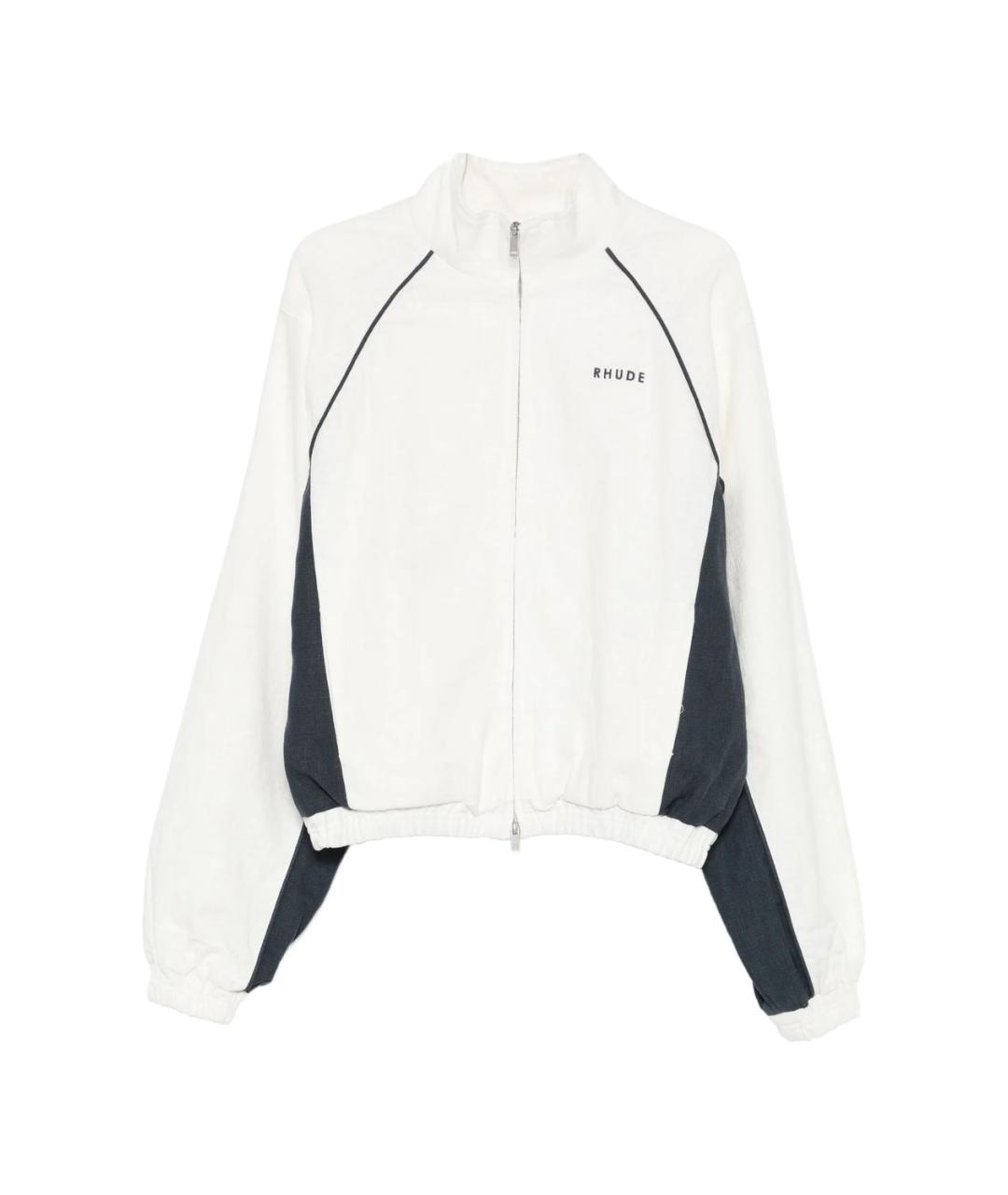 RHUDE Белая льняная куртка, фото 1