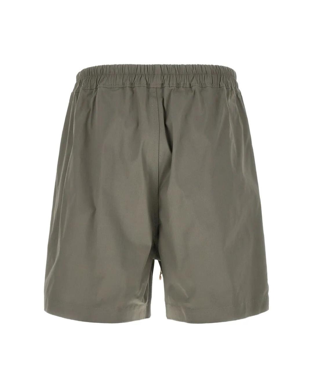 RICK OWENS Серые хлопковые шорты, фото 2