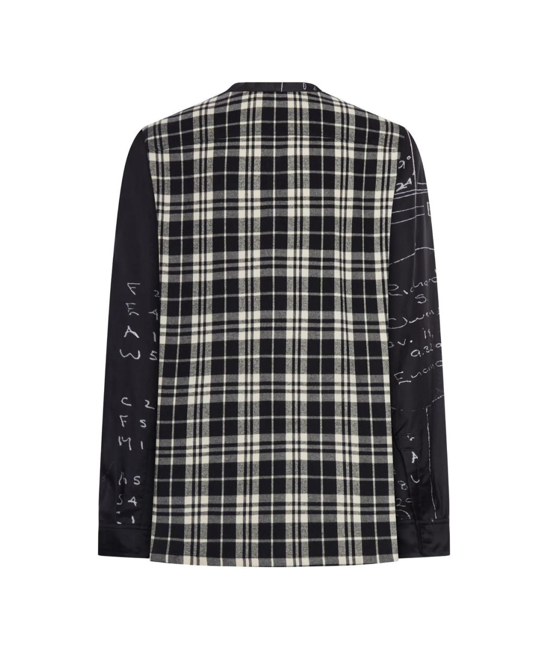 RICK OWENS Черная кэжуал рубашка, фото 2