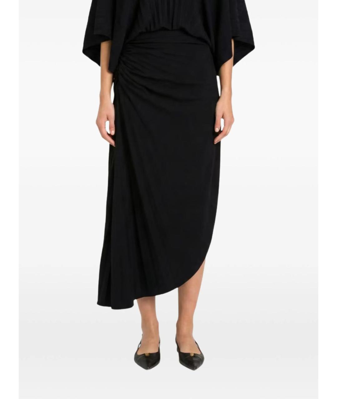 TWIN-SET Черная юбка миди, фото 3