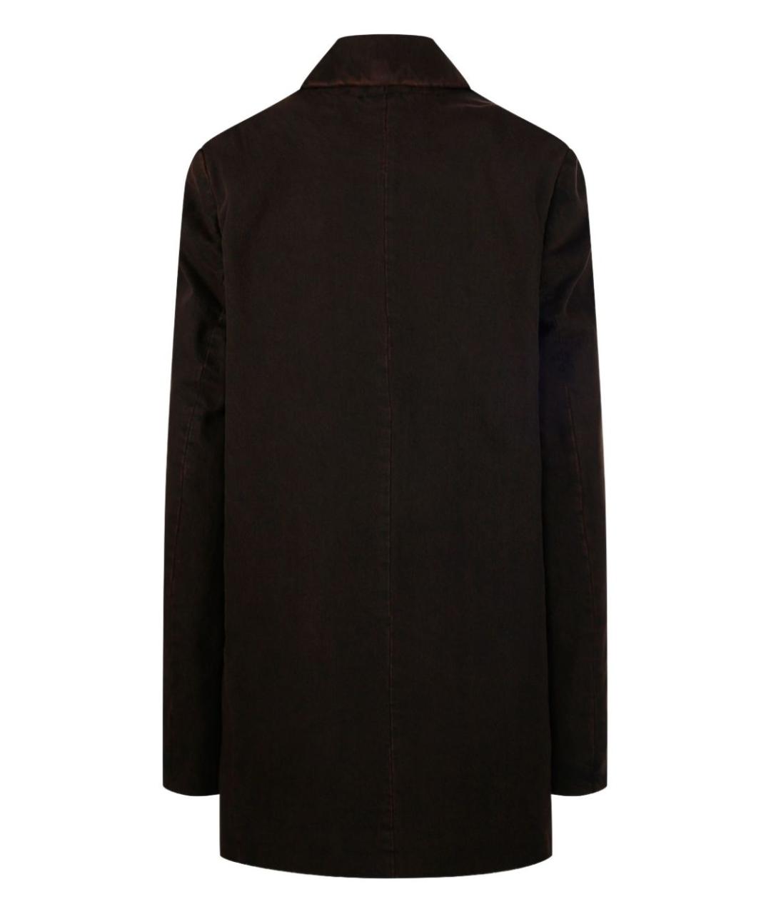 DRIES VAN NOTEN Коричневый хлопковый жакет/пиджак, фото 2