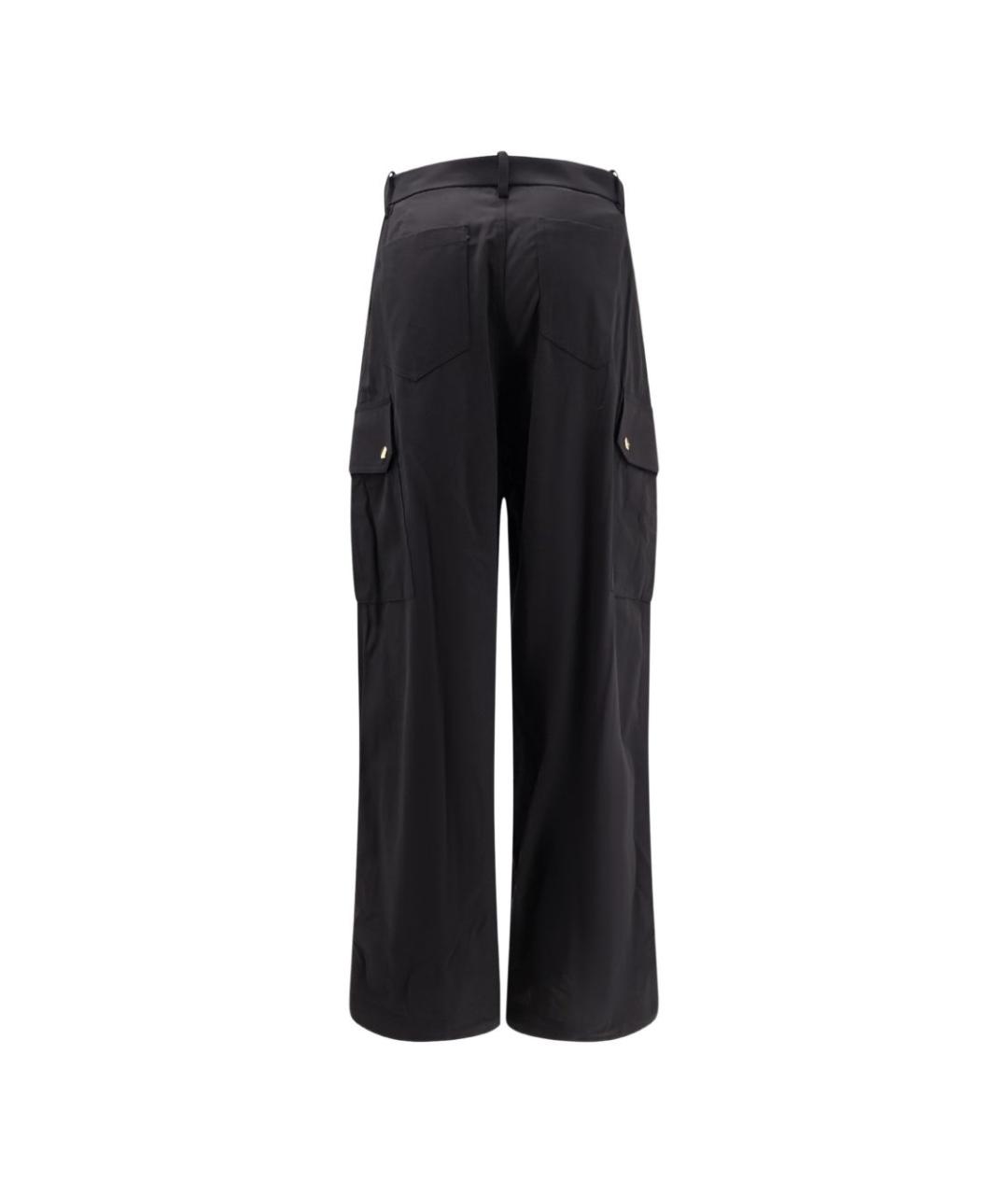 PINKO Черные прямые брюки, фото 2