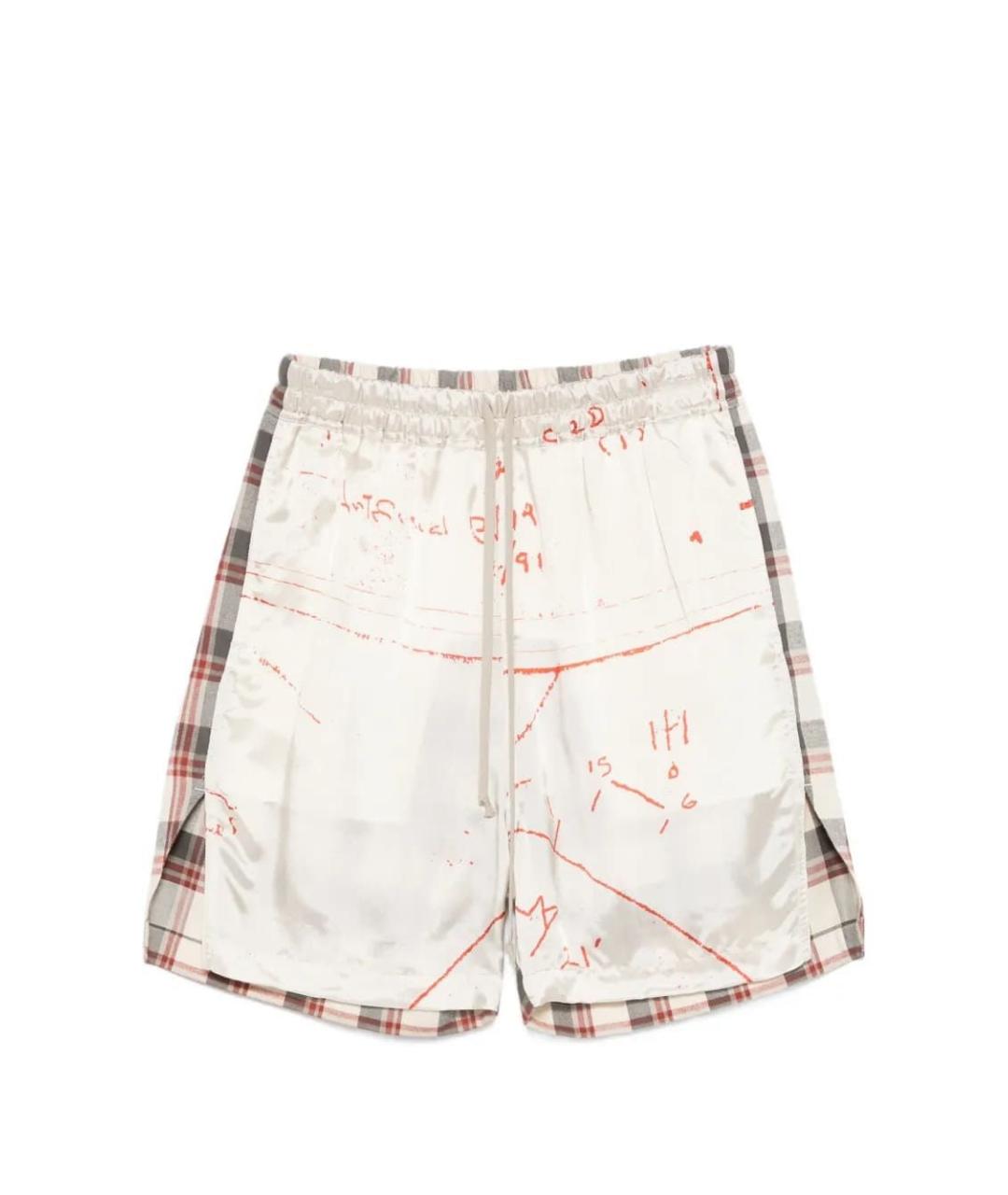 RICK OWENS Бежевые хлопковые шорты, фото 1