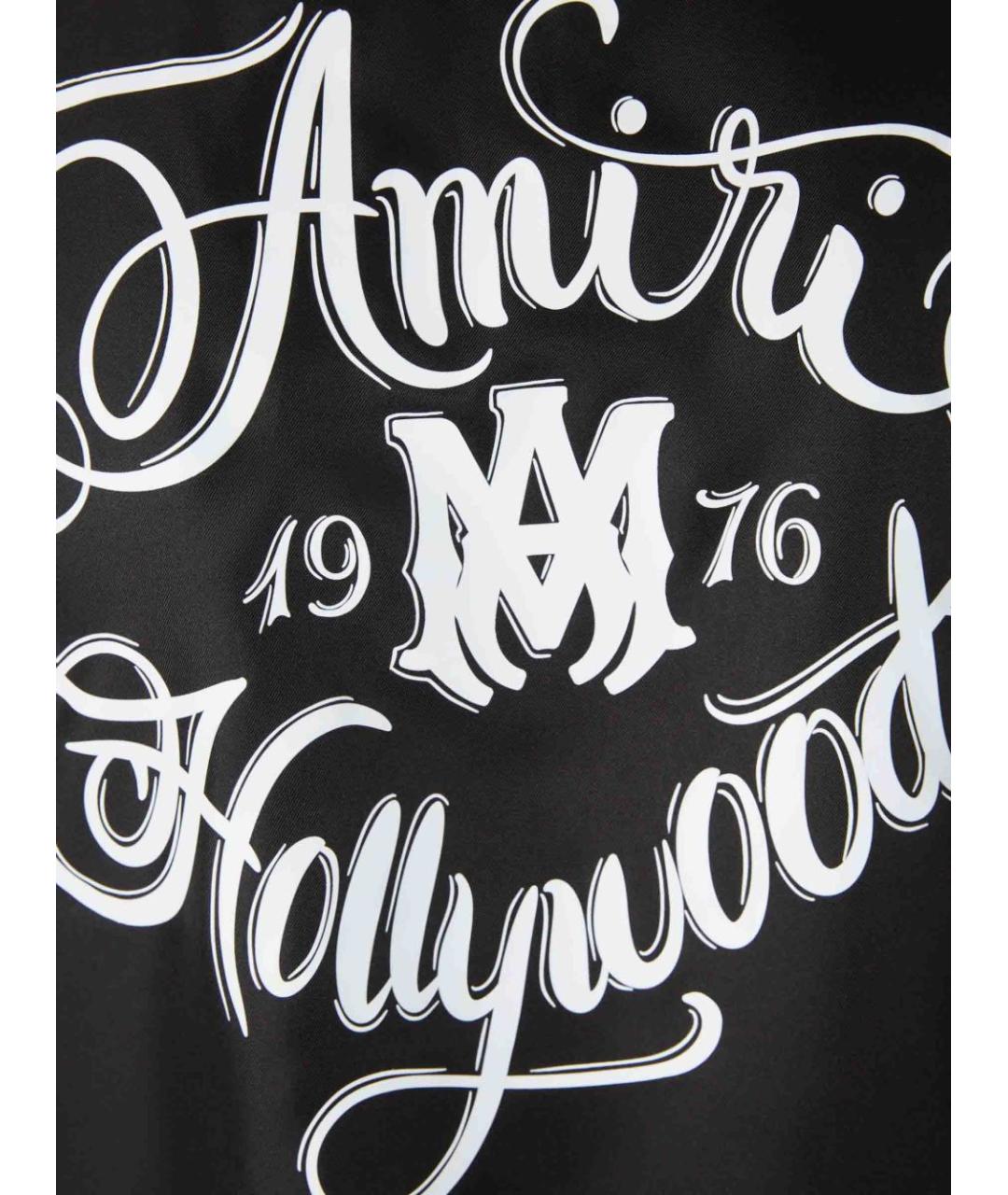 AMIRI Черная шелковая кэжуал рубашка, фото 2