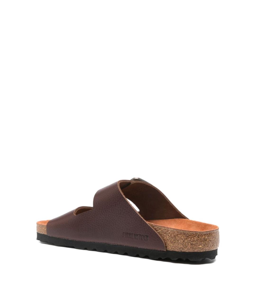 BIRKENSTOCK Коричневые кожаные сандалии, фото 2