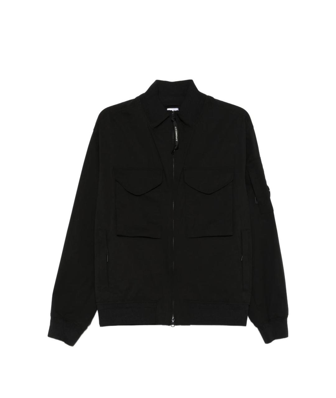 CP COMPANY Черная полиэстеровая куртка, фото 6