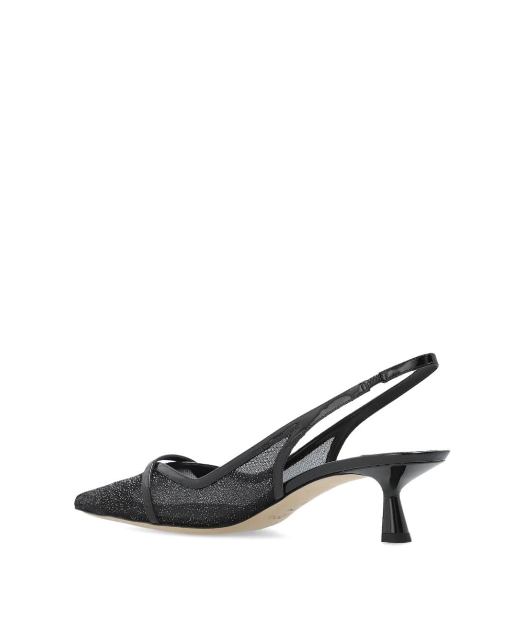 JIMMY CHOO Черные текстильные туфли, фото 4