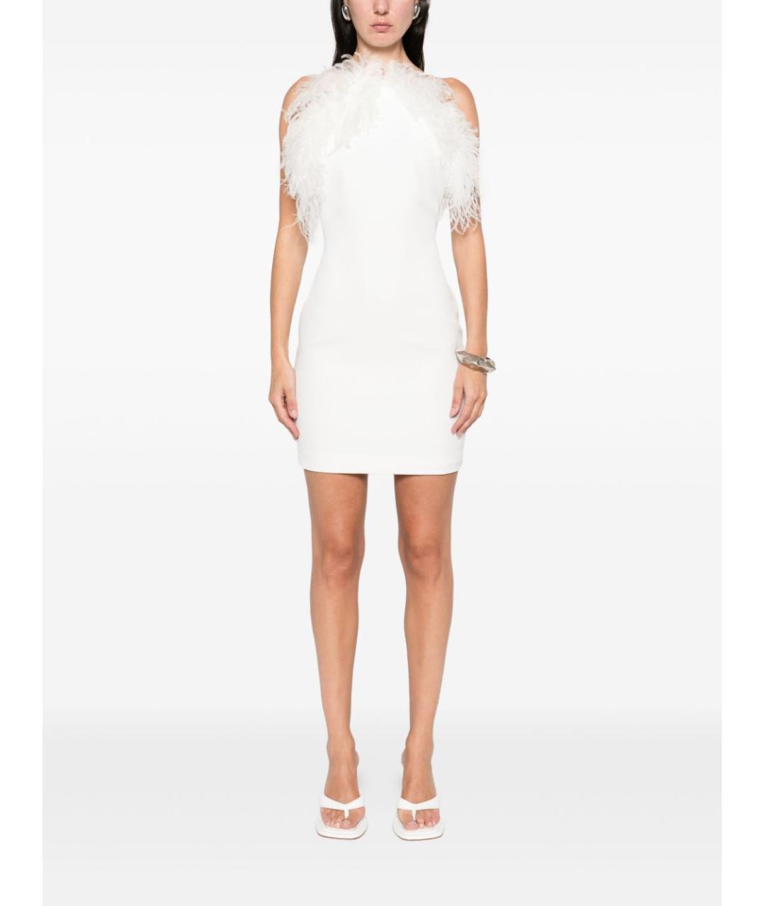 THE ATTICO Белое коктейльное платье, фото 2