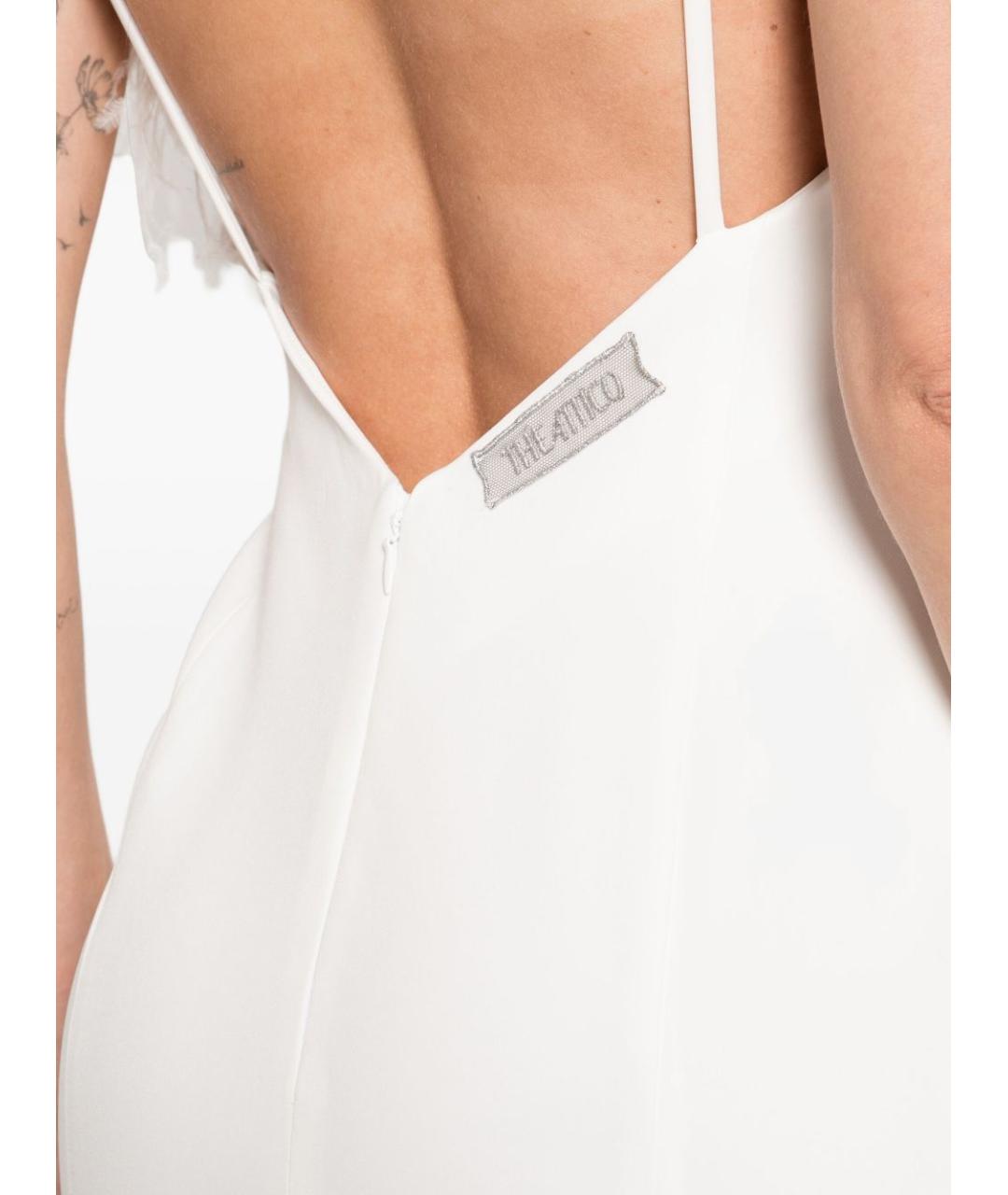 THE ATTICO Белое коктейльное платье, фото 5